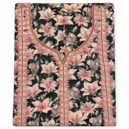 Coral Night Embroidered Cotton | Coral Night Embroidered Cotton