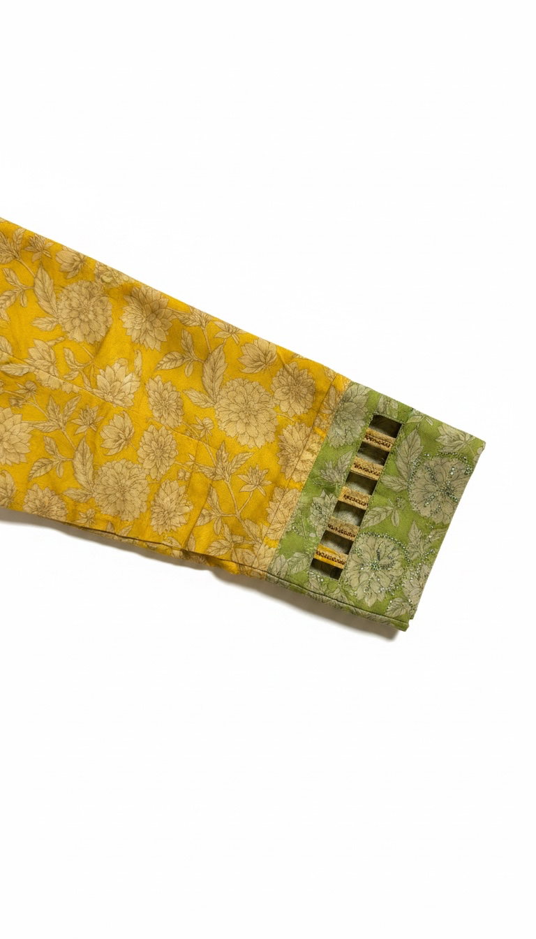 Olive Bloom Digital Cotton | قطن أوليف بلوم