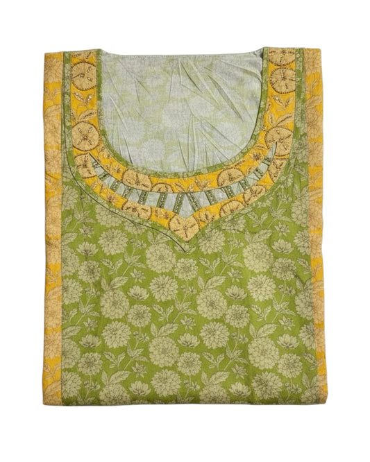 Olive Bloom Digital Cotton | قطن أوليف بلوم