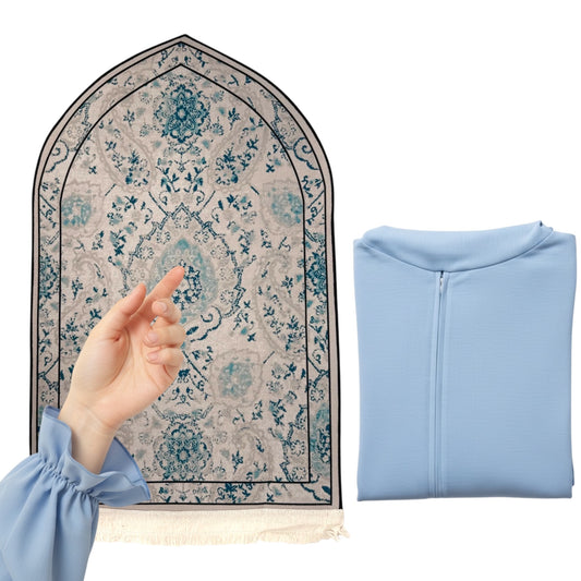 Light Prayer mat + Prayer Dress (Set LM-03)