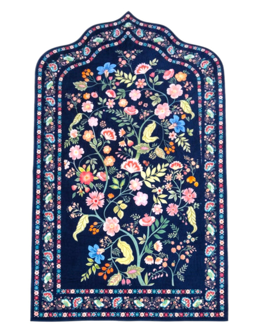 سجادة صلاة خفيفة مخملية قابلة للطي فاخرة من Designs by FEA - LM-19