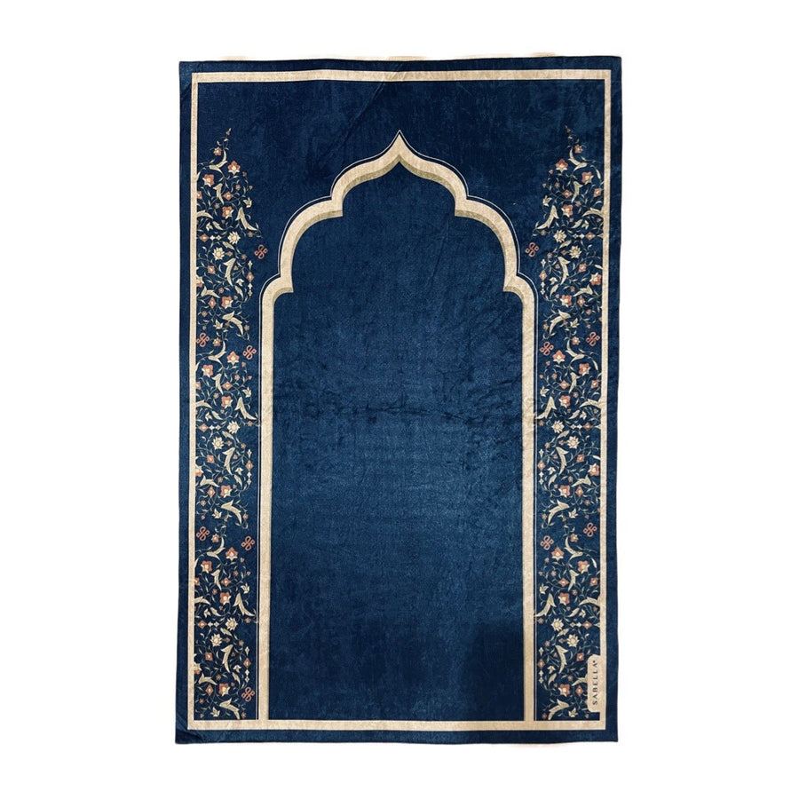 سجادة صلاة كحلي فاخرة قابلة للطي SABELLA - Designs by FEA